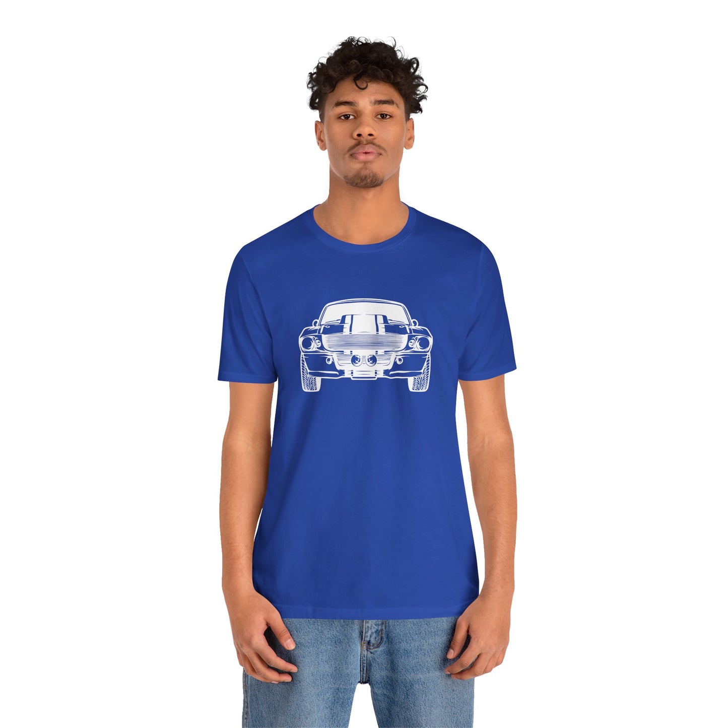 1967 Shelby Mustang GT500 Fastback Men's Jersey Short Sleeve Tee