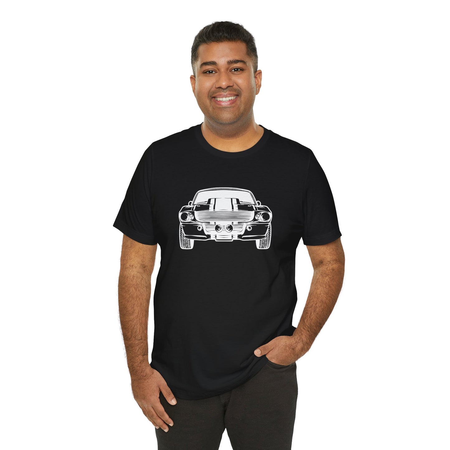 1967 Shelby Mustang GT500 Fastback Men's Jersey Short Sleeve Tee