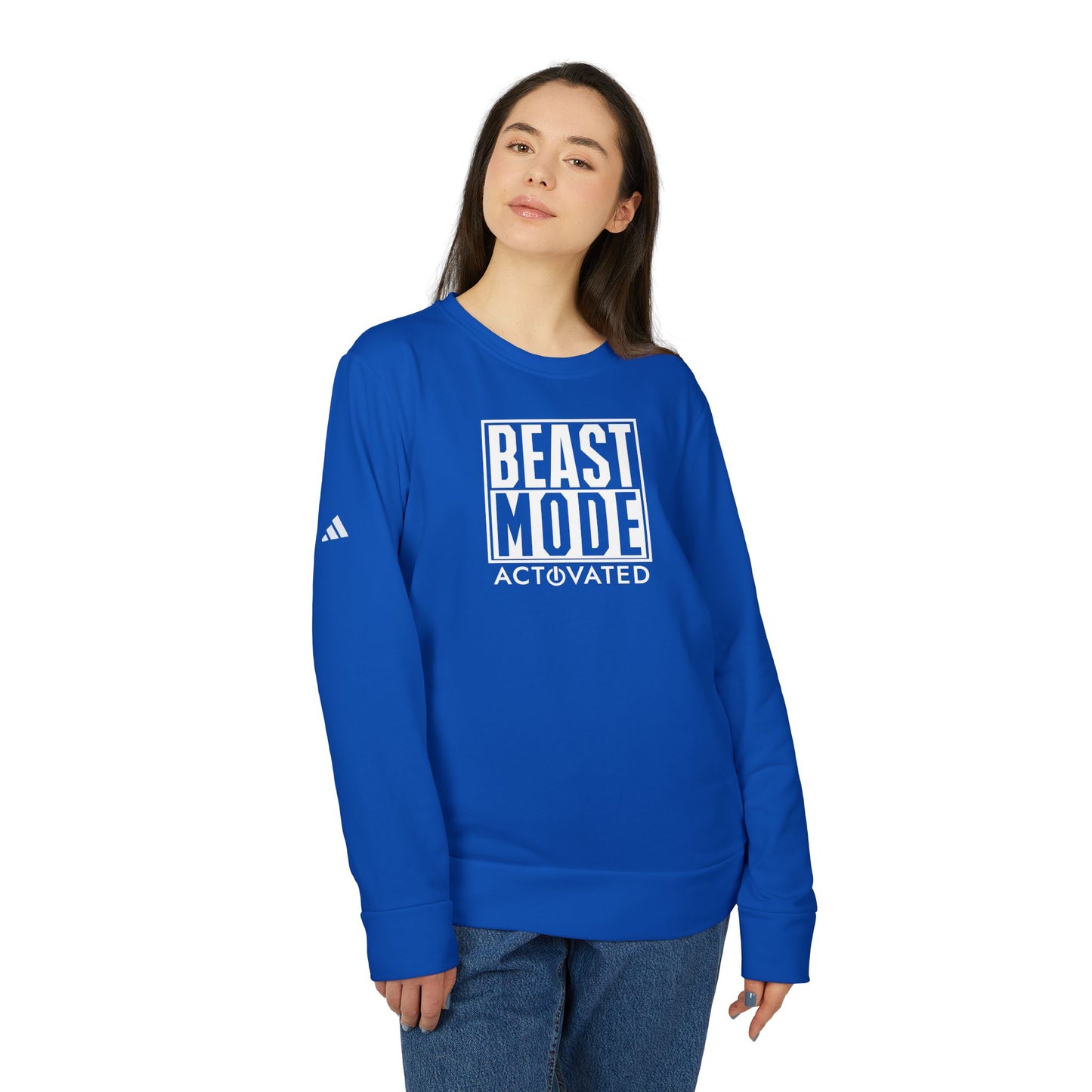 Beast Mode Activated Adidas Unisex Cozy Fleece Sweatshirt