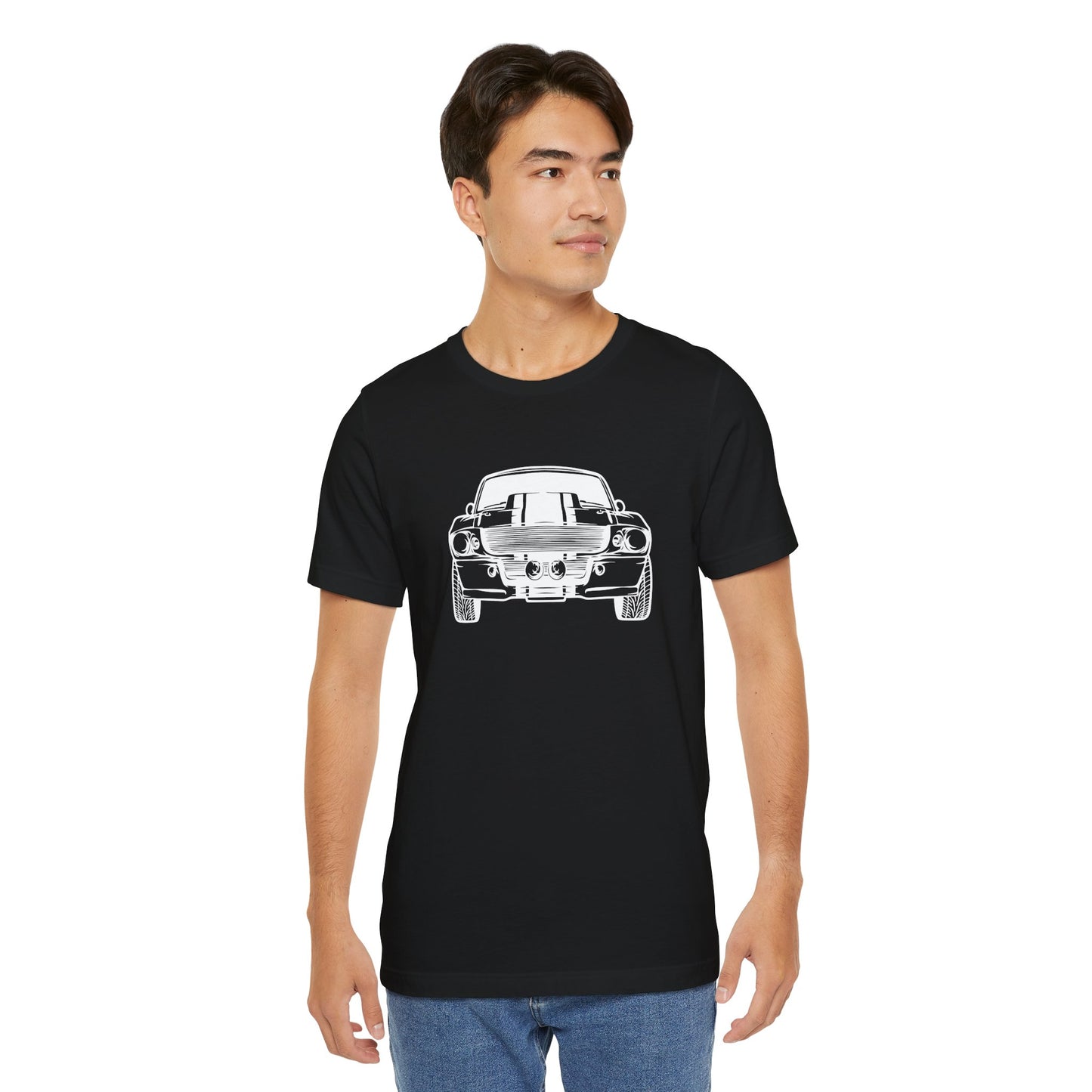 1967 Shelby Mustang GT500 Fastback Men's Jersey Short Sleeve Tee
