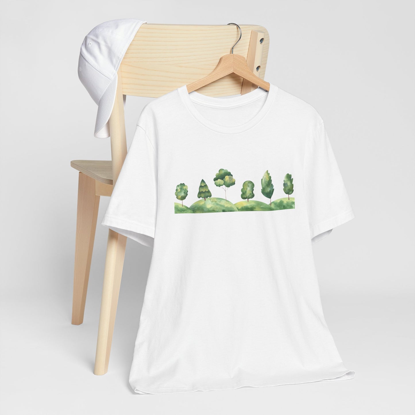 Tree-mendous Green Hills Nature Unisex Jersey Short Sleeve Tee