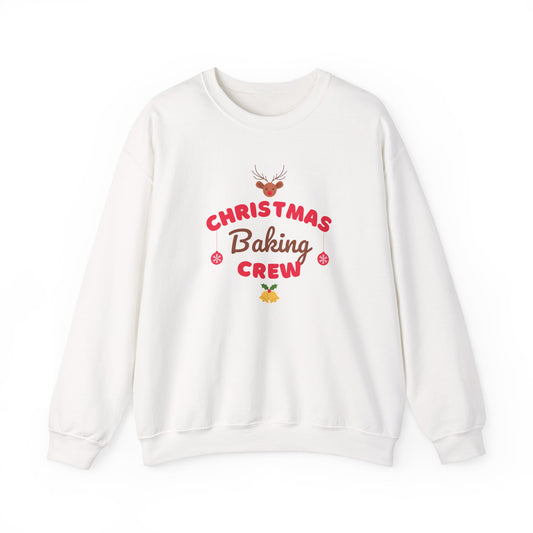 Christmas Baking Crew 🎄🍪✨ Unisex Heavy Blend Crewneck Sweatshirt
