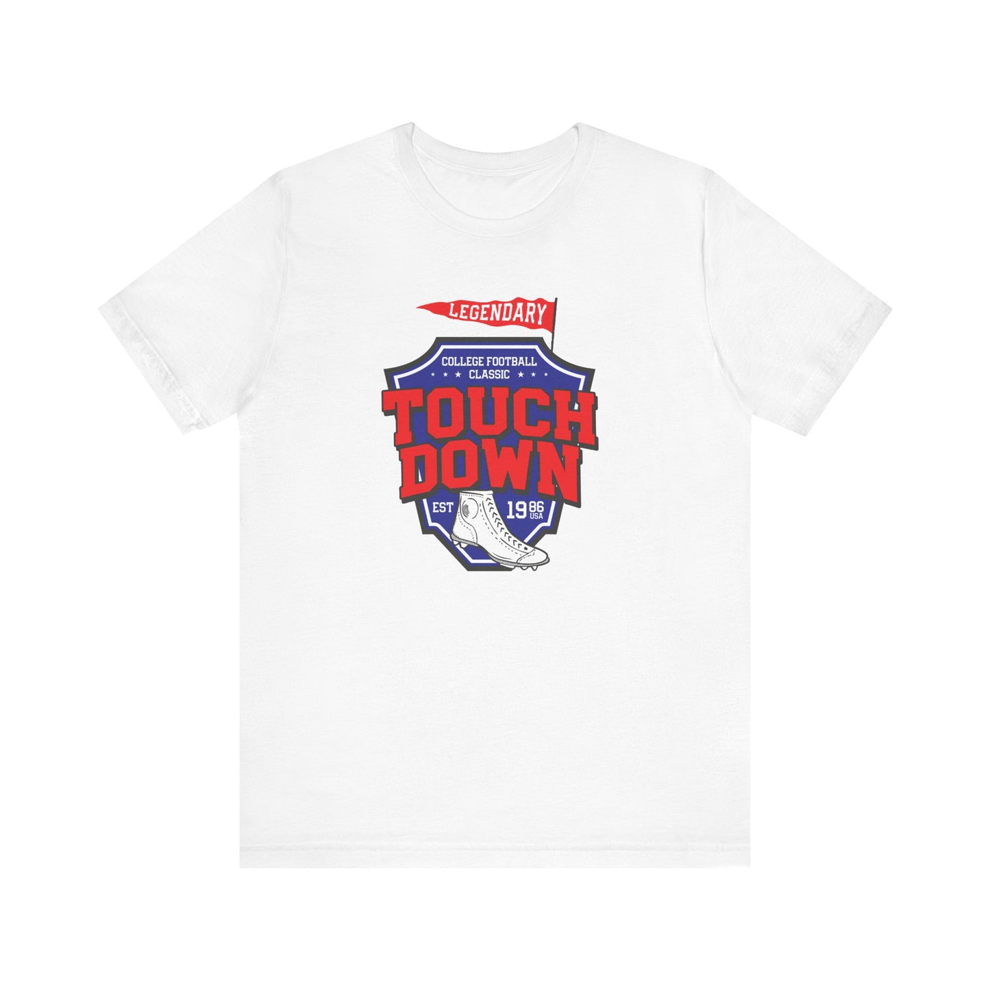 Unisex Jersey Short Sleeve Tee "Touch Down" College Football Association