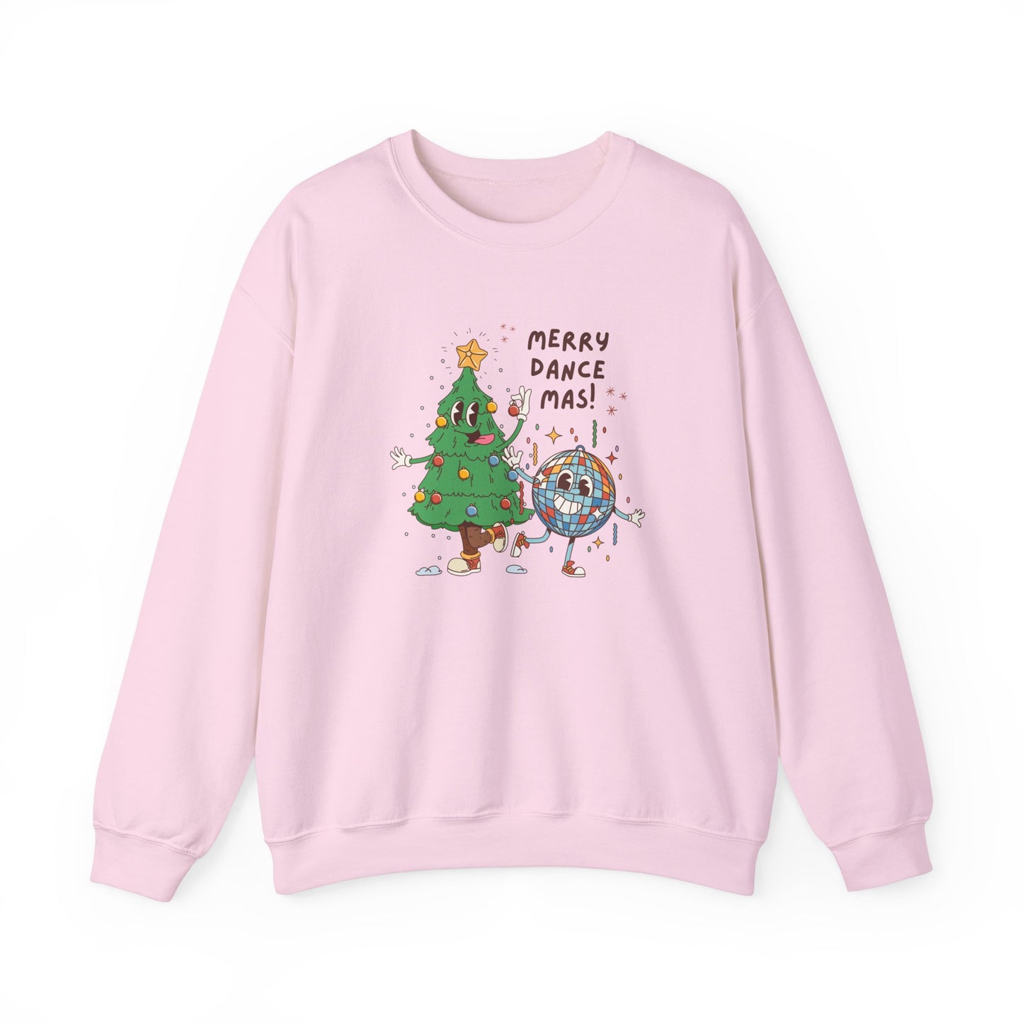 Unisex Heavy Blend Crewneck Sweatshirt Merry Dancemas 🎄🪩✨