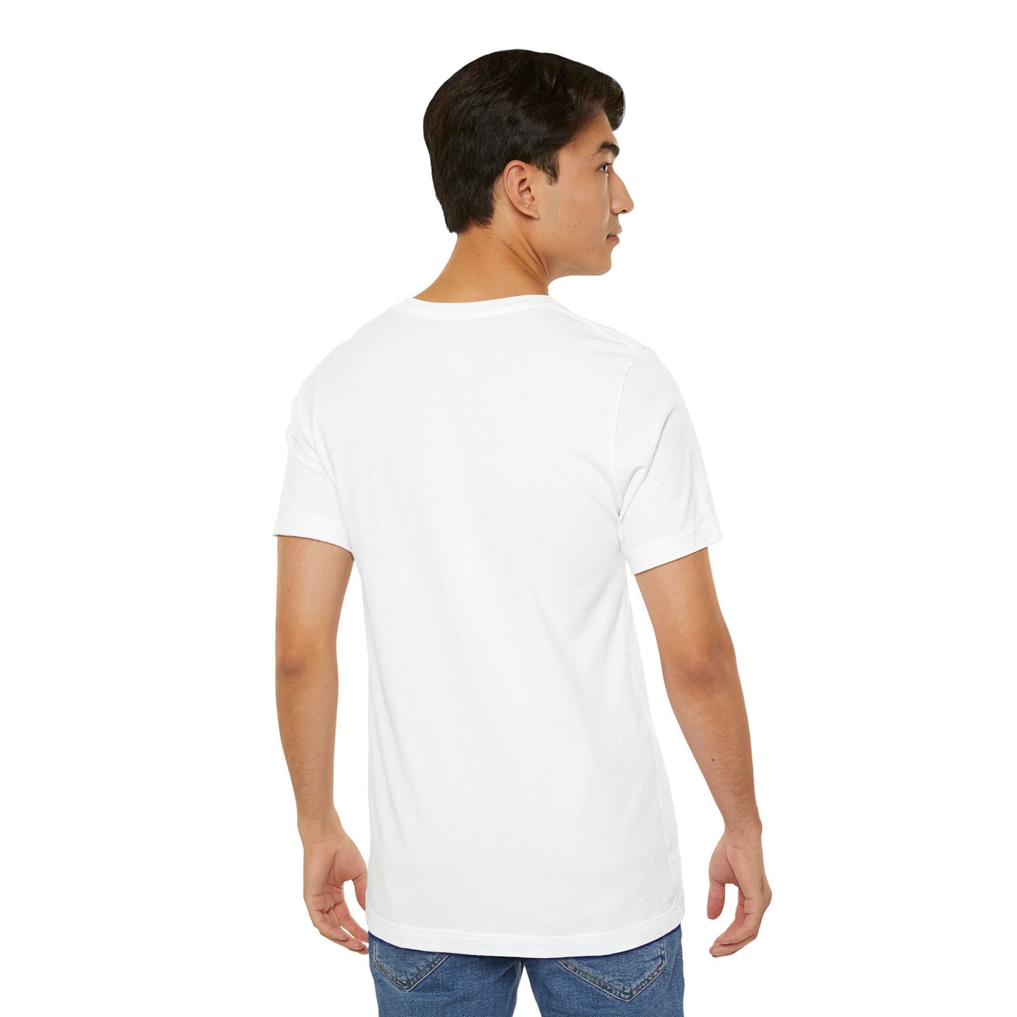 Egg-citing Wreaths Colorful Easter Egg Rows & Spring Leaves Unisex Jersey Short Sleeve Tee