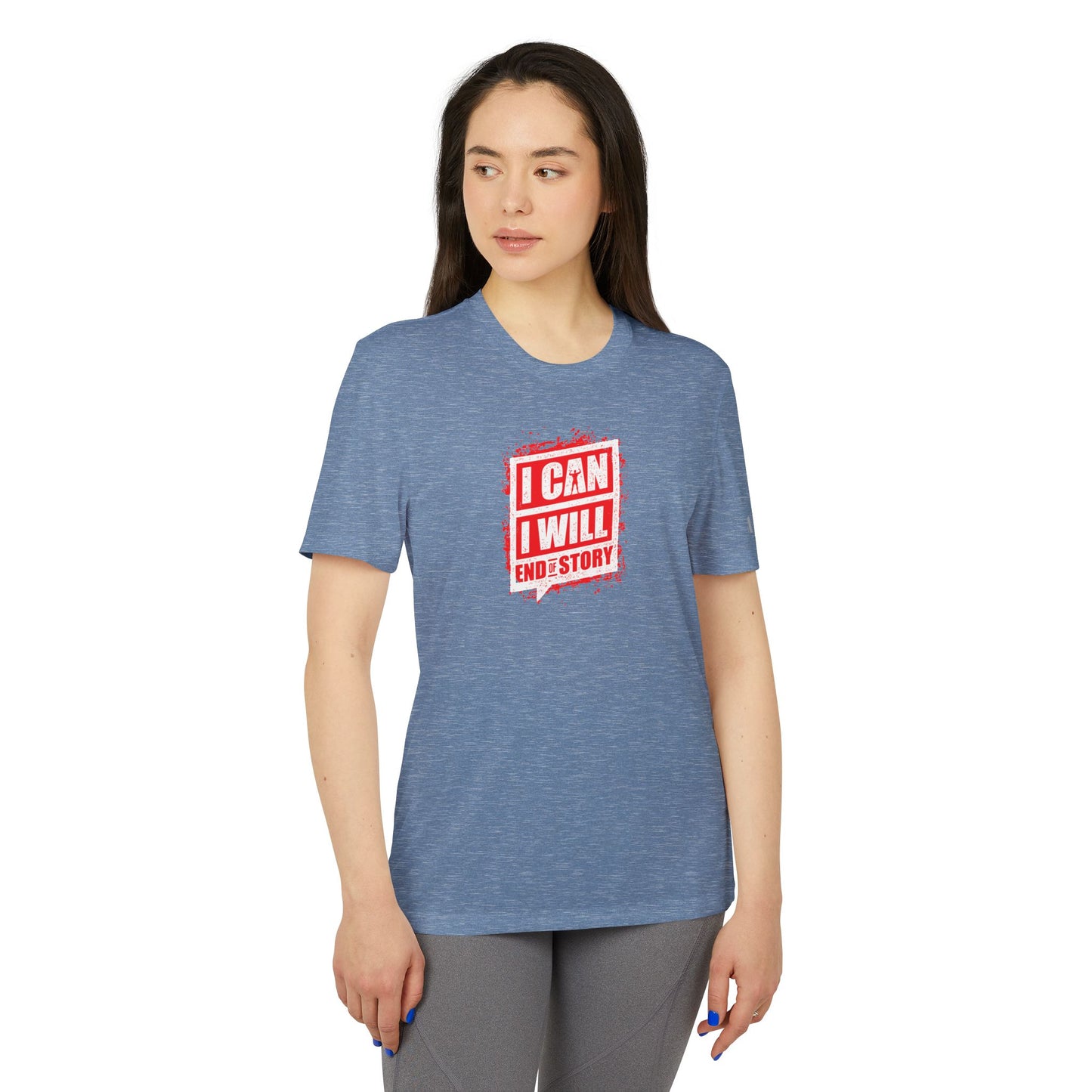 I Can I Will End Of Story Adidas Unisex Sport T-Shirt