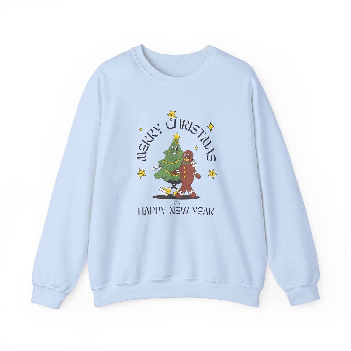 Unisex Heavy Blend Crewneck Sweatshirt Merry Christmas & Happy New Year 🎄☃️✨