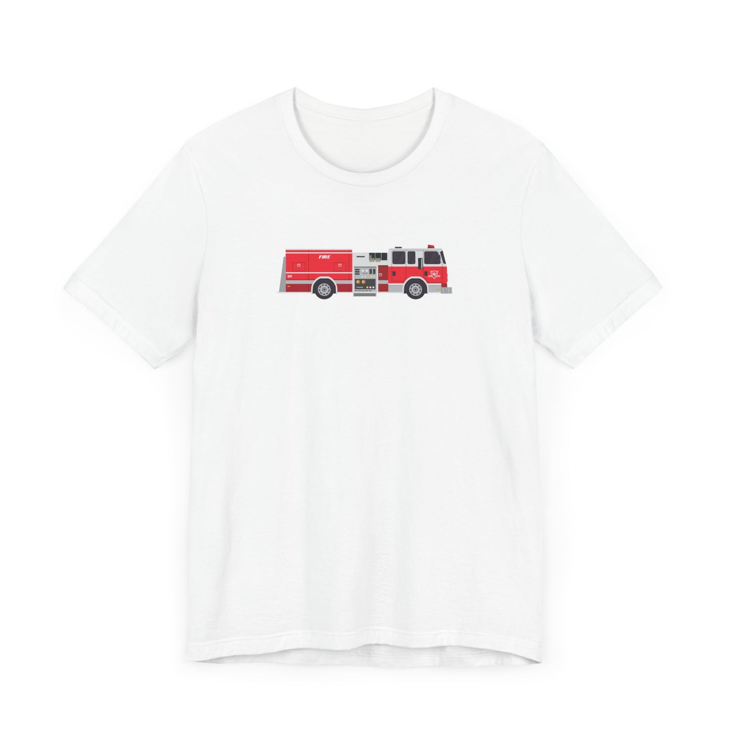 Unisex Jersey Short Sleeve Tee Fire Department Pumper Truck