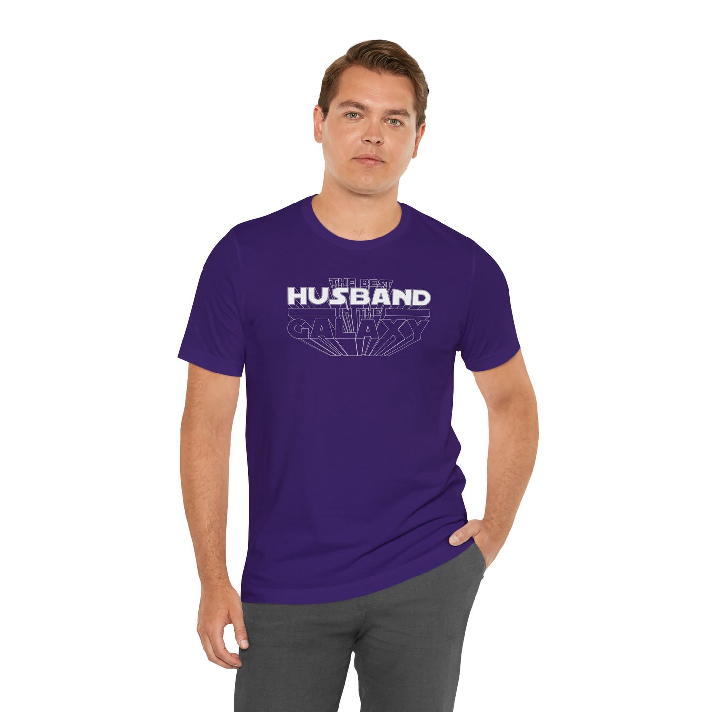 Best Husband In The Galaxy Men's Jersey Short Sleeve Tee