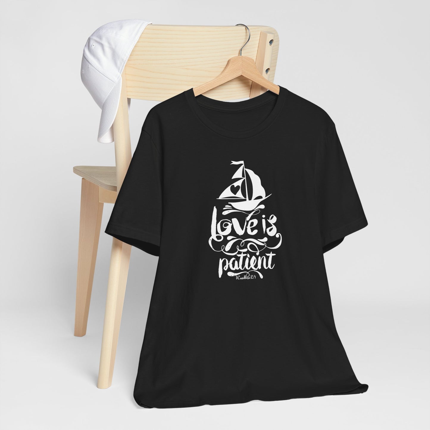 Love Is Patient Corinthians 13:4 Unisex Jersey Short Sleeve Tee