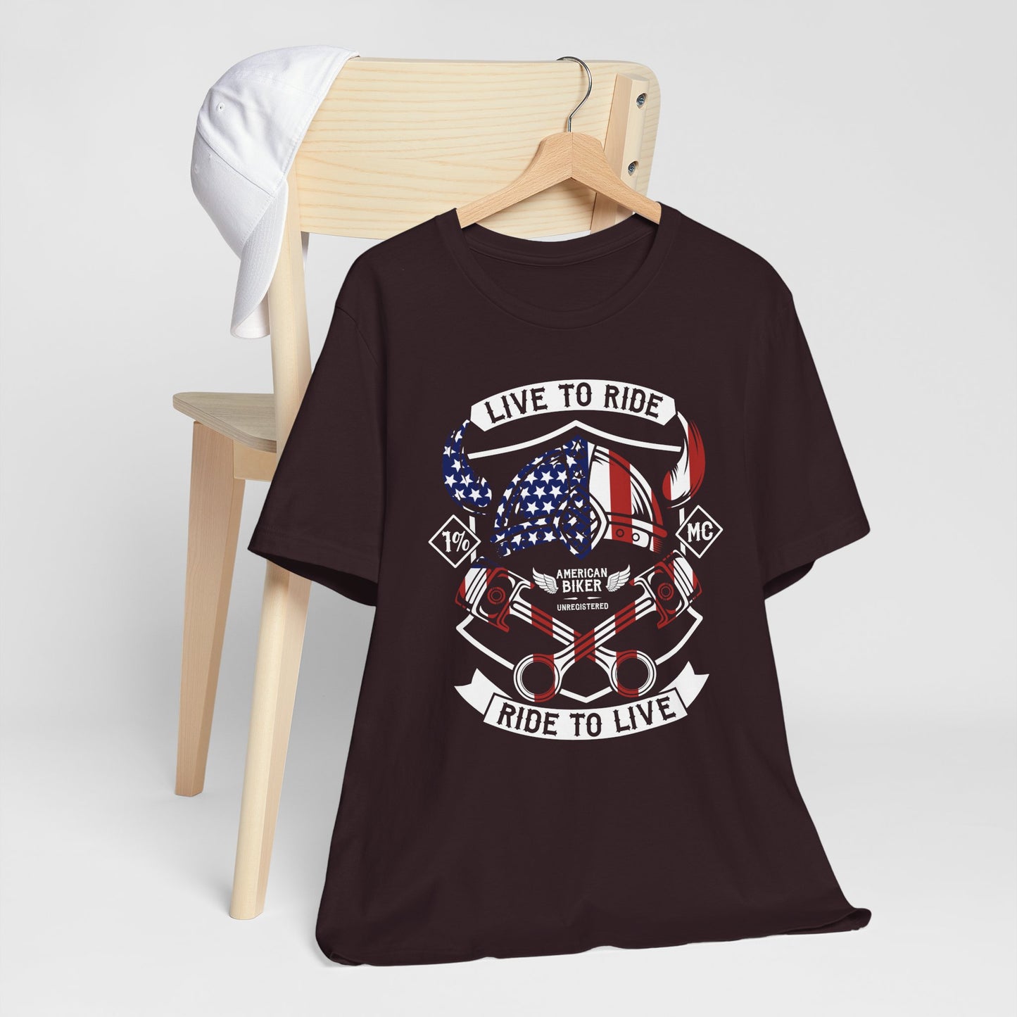 Live To Ride Ride To Live 1% MC Unisex Jersey Short Sleeve Tee