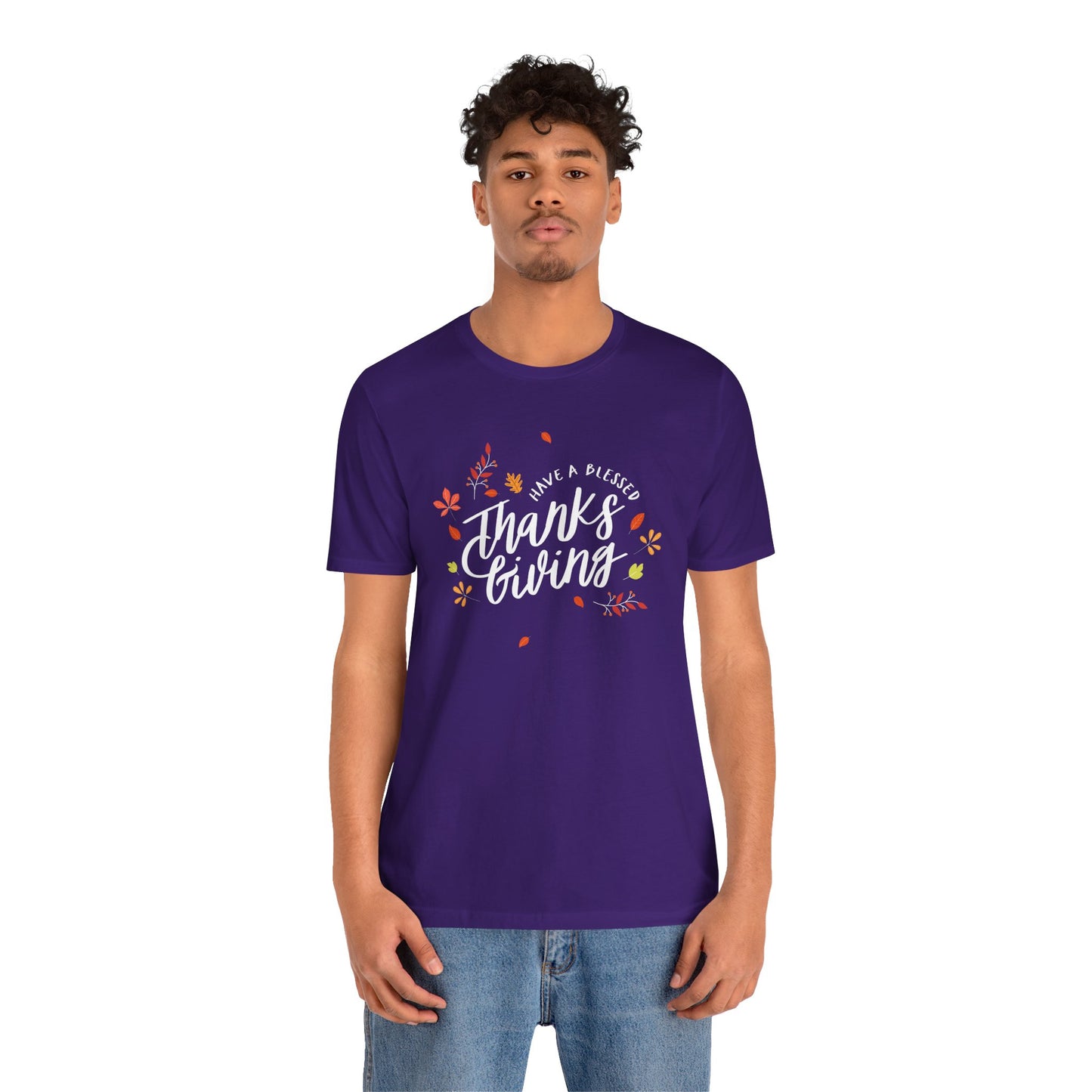 Have A Blessed Thanksgiving Unisex Jersey Short Sleeve Tee