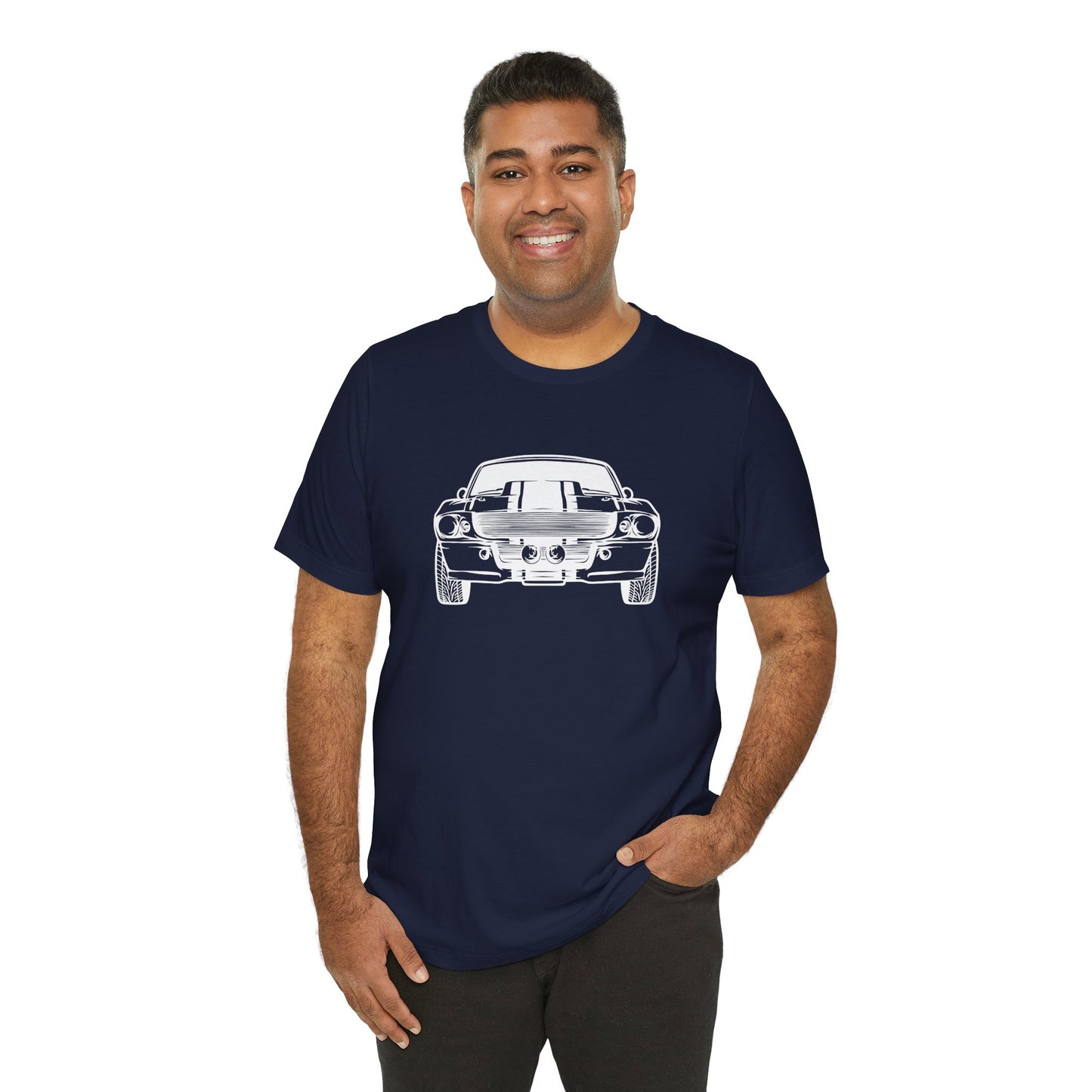 1967 Shelby Mustang GT500 Fastback Men's Jersey Short Sleeve Tee