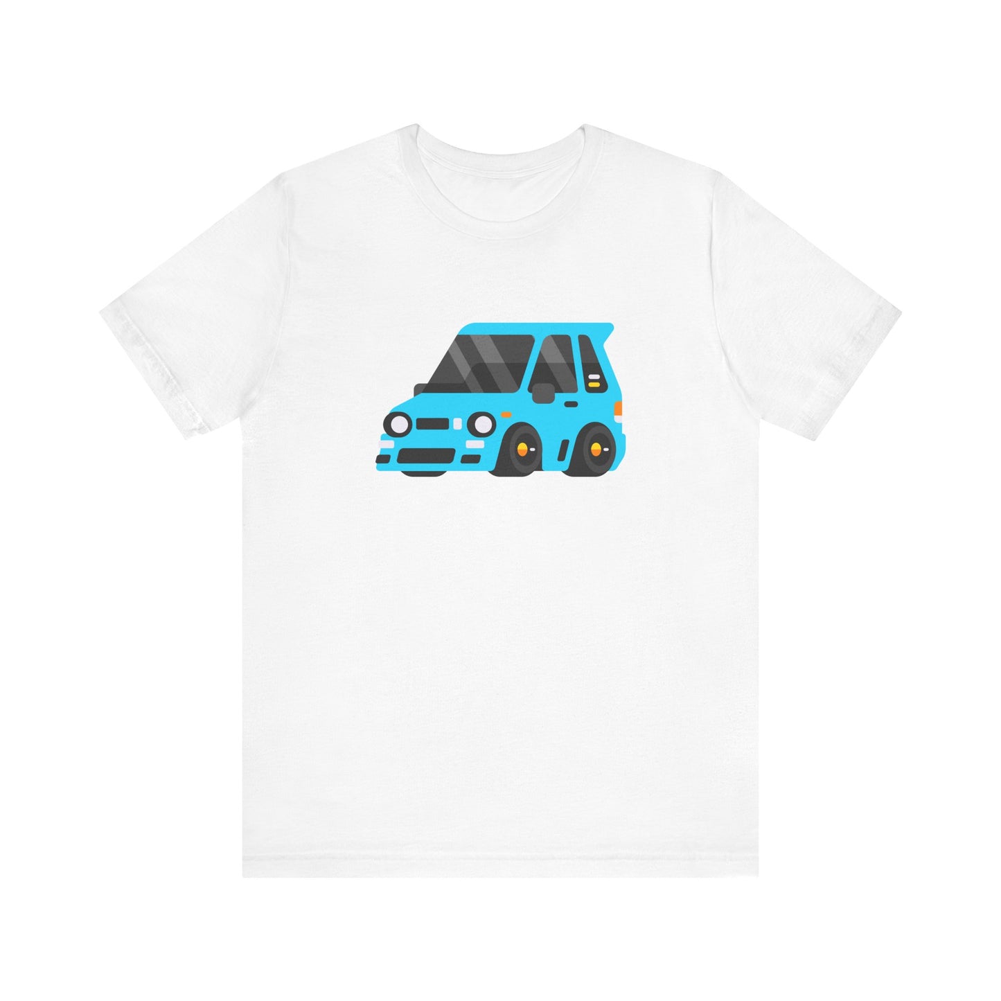 Unisex Jersey Short Sleeve Tee Adorable Car T-shirt Blue Car