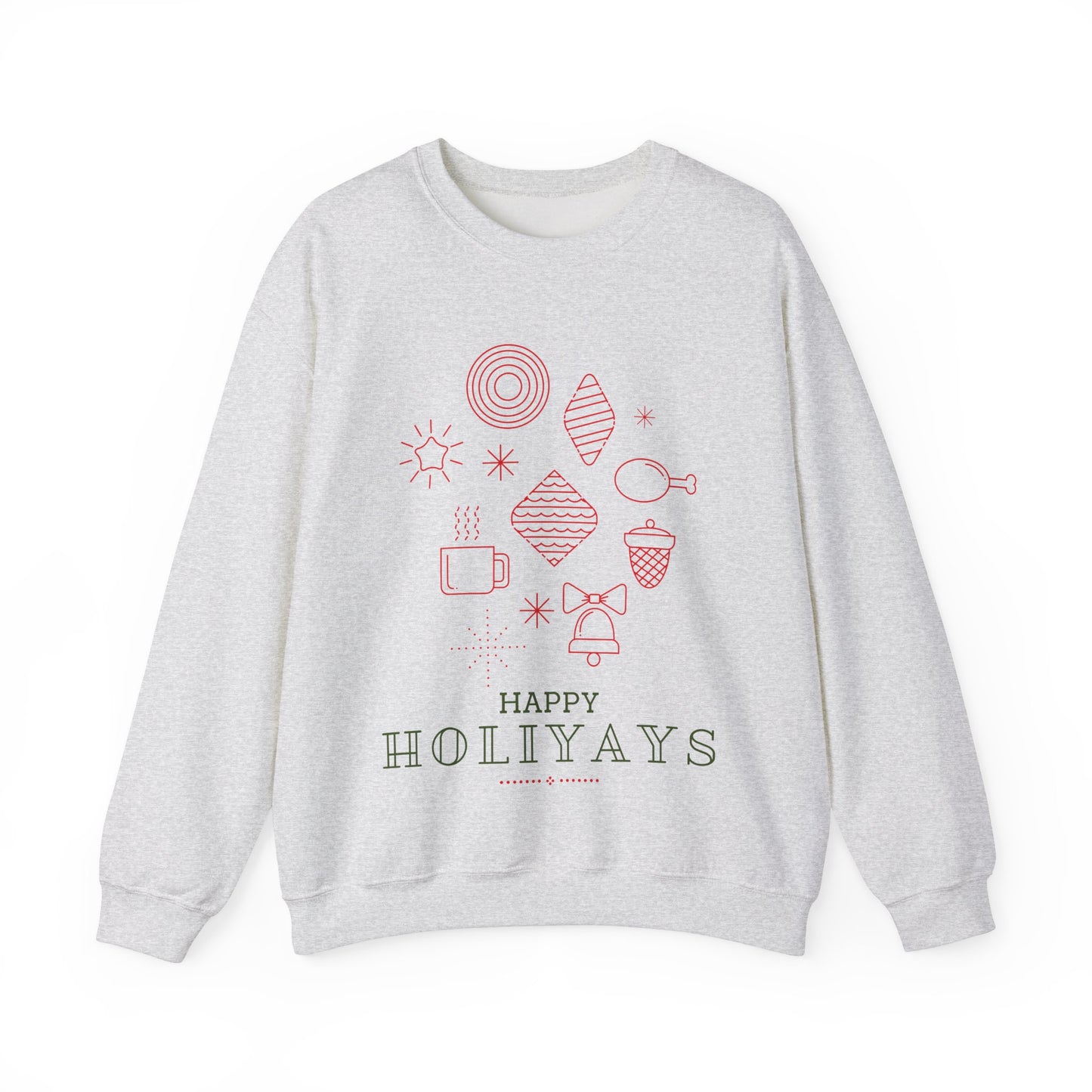 Unisex Heavy Blend Crewneck Sweatshirt Happy Holiyays 🎉✨