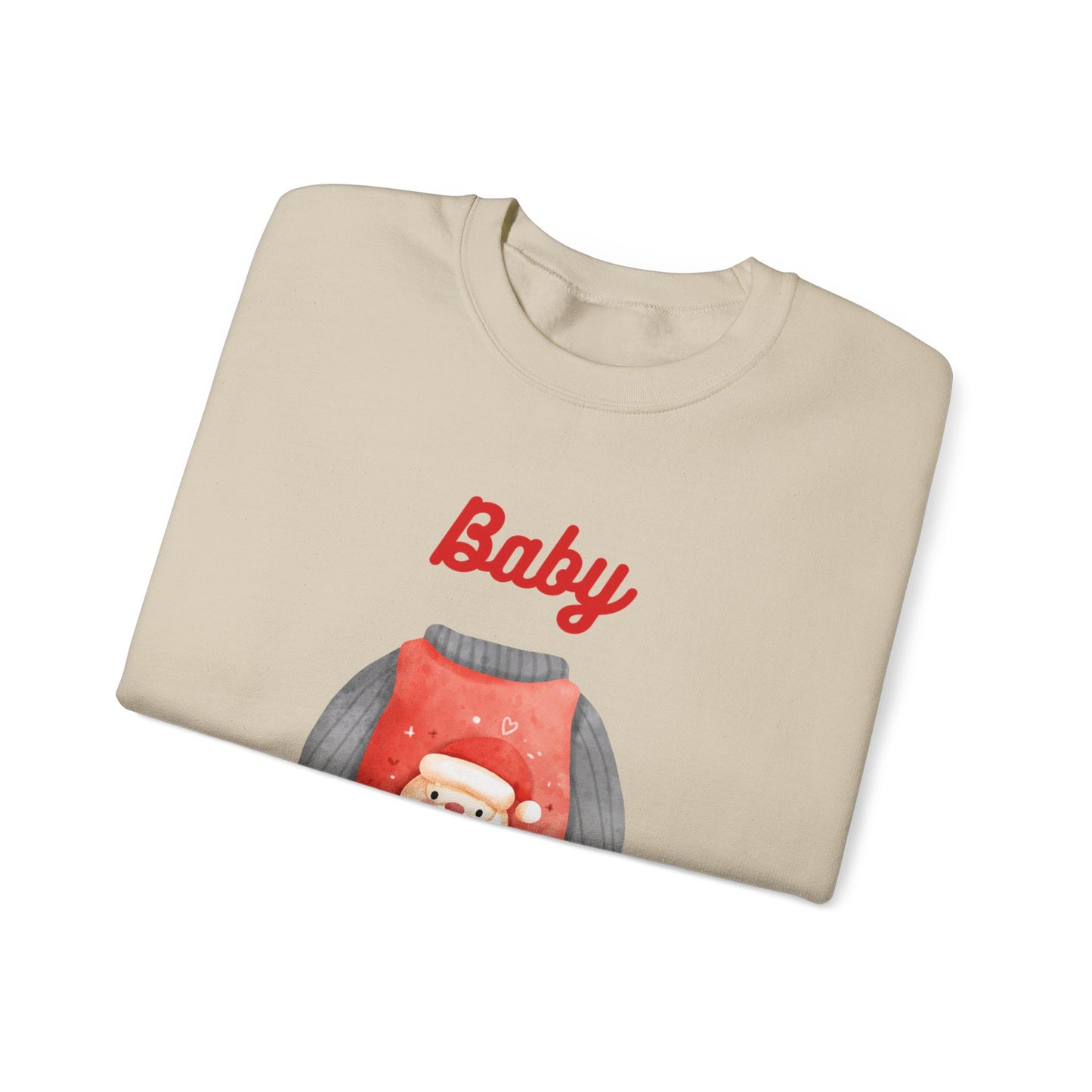 Unisex Heavy Blend Crewneck Sweatshirt Baby It's Cold Outside Santa 🎅🎄❄️❤️