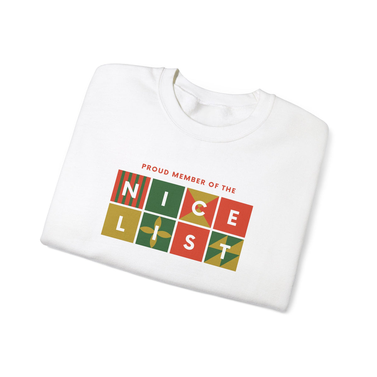 Unisex Heavy Blend Crewneck Sweatshirt  Proud Member of The Nice List 🎅✨